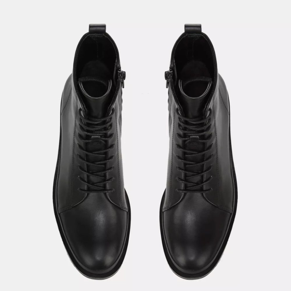 VINCE Cooper Water-resistant leather Boot - Picture 8 of 9